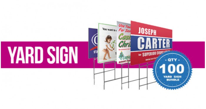 Yard Sign Bundle Qty100